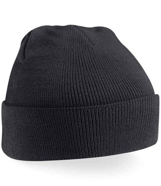 Beechfield BB45B Black Front -  Ready to be Embroidered by Custard Workwear - Cheap Personalised and Customised Workwear in Nottinghamshire, Derbyshire and Leicestershire