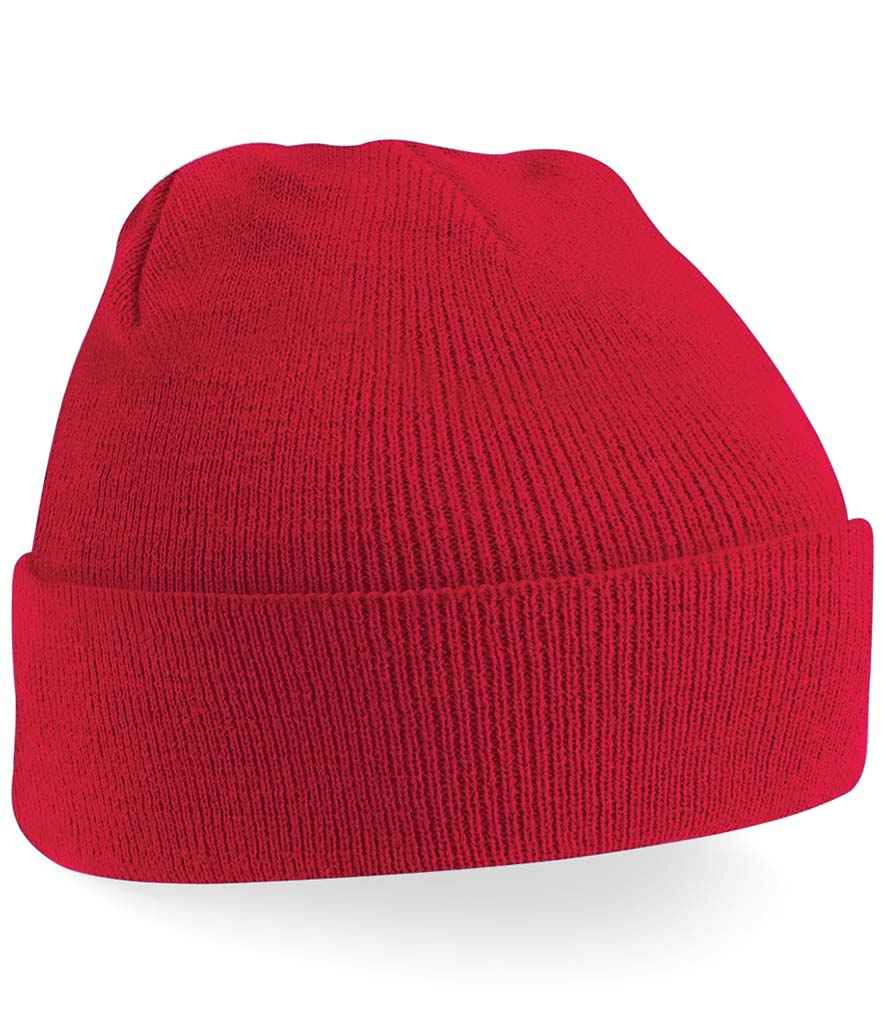 Beechfield BB45B Classic Red Front -  Ready to be Embroidered by Custard Workwear - Cheap Personalised and Customised Workwear in Nottinghamshire, Derbyshire and Leicestershire