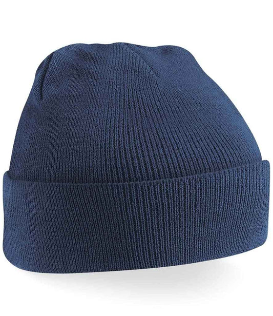 Beechfield BB45B French Navy Front -  Ready to be Embroidered by Custard Workwear - Cheap Personalised and Customised Workwear in Nottinghamshire, Derbyshire and Leicestershire