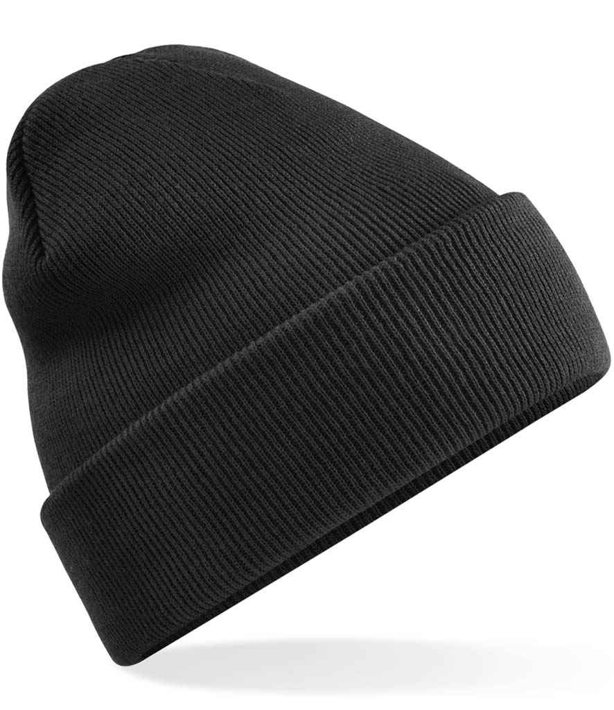 Beechfield BB45 Black Front -  Ready to be Embroidered by Custard Workwear - Cheap Personalised and Customised Workwear in Nottinghamshire, Derbyshire and Leicestershire