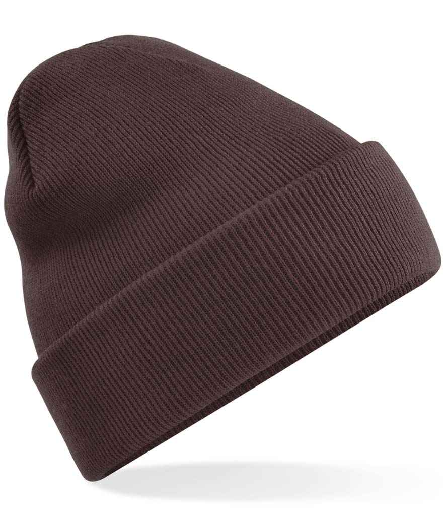 Beechfield BB45 Chocolate Front -  Ready to be Embroidered by Custard Workwear - Cheap Personalised and Customised Workwear in Nottinghamshire, Derbyshire and Leicestershire