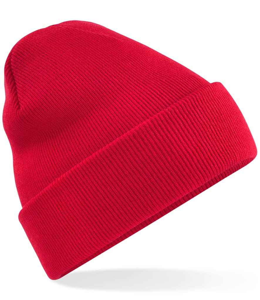 Beechfield BB45 Classic Red Front -  Ready to be Embroidered by Custard Workwear - Cheap Personalised and Customised Workwear in Nottinghamshire, Derbyshire and Leicestershire
