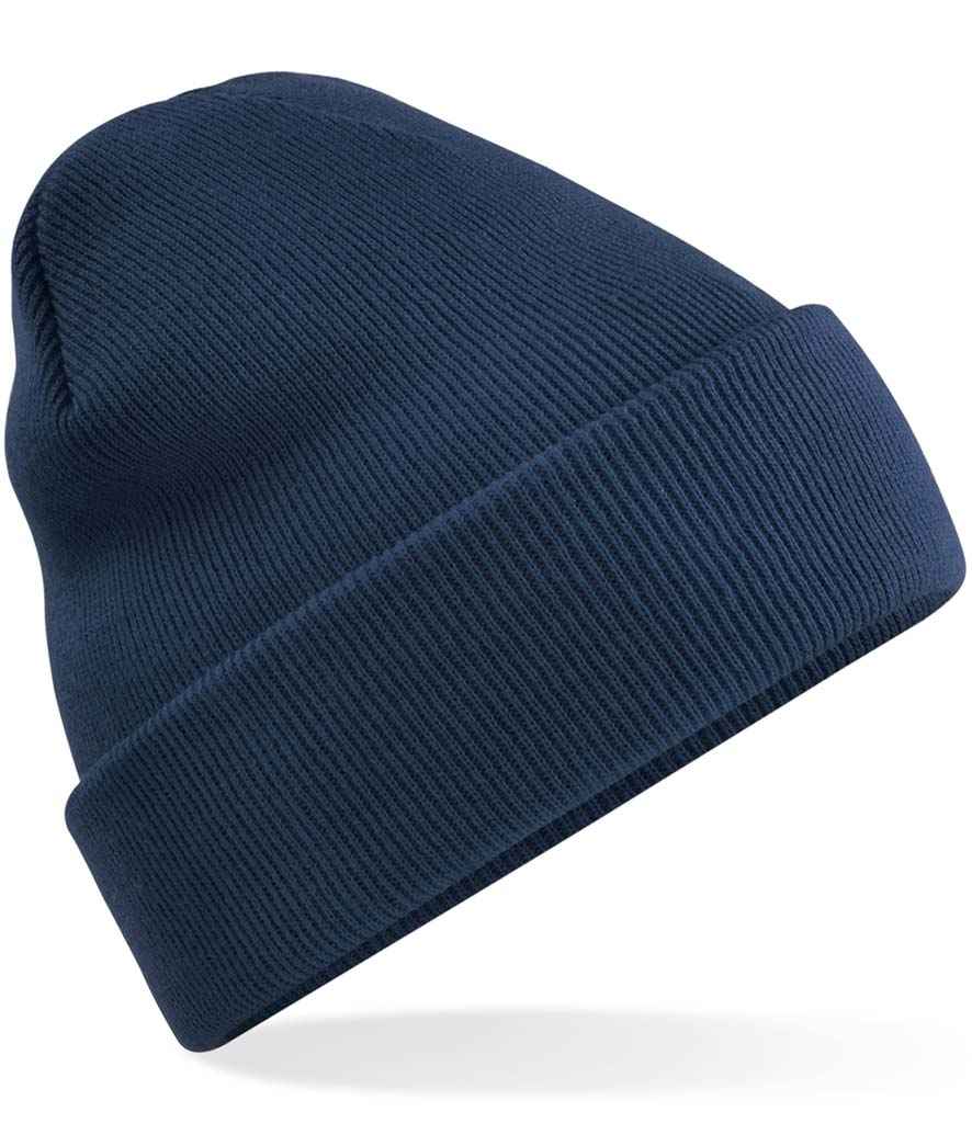 Beechfield BB45 French Navy Front -  Ready to be Embroidered by Custard Workwear - Cheap Personalised and Customised Workwear in Nottinghamshire, Derbyshire and Leicestershire