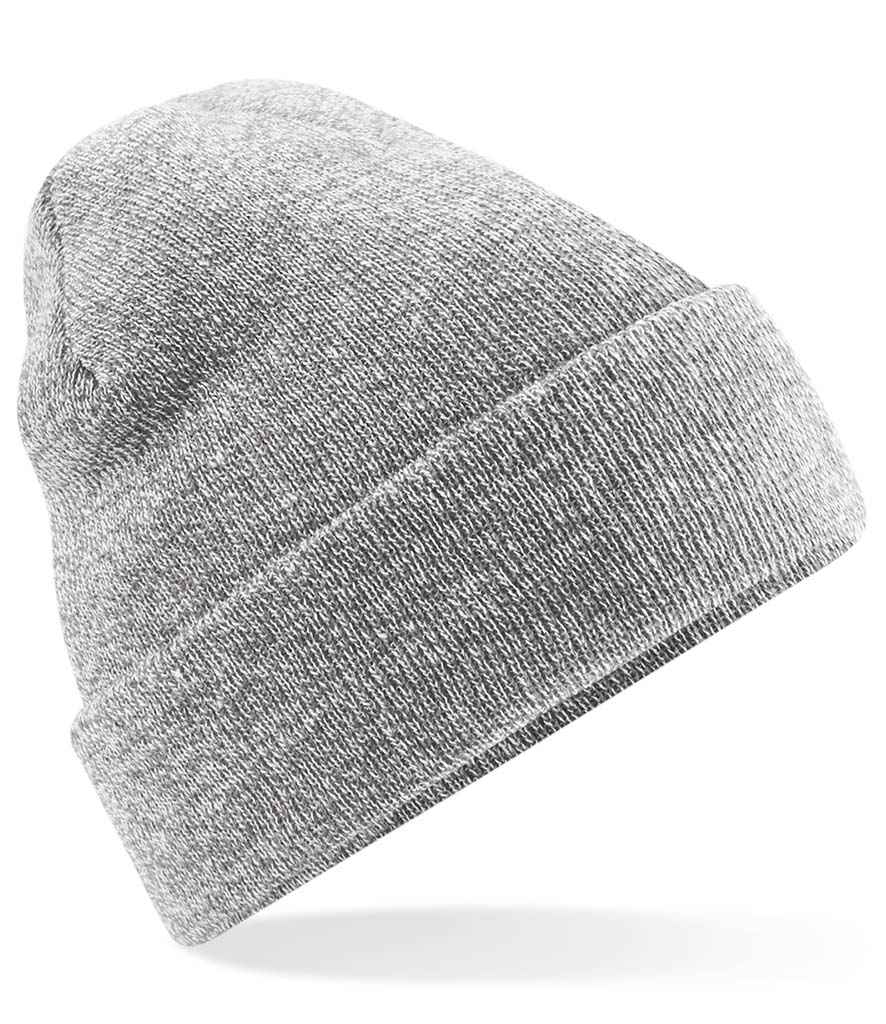 Beechfield BB45 Heather Grey Front -  Ready to be Embroidered by Custard Workwear - Cheap Personalised and Customised Workwear in Nottinghamshire, Derbyshire and Leicestershire