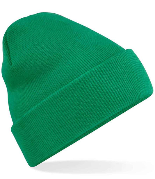 Beechfield BB45 Kelly Green Front -  Ready to be Embroidered by Custard Workwear - Cheap Personalised and Customised Workwear in Nottinghamshire, Derbyshire and Leicestershire