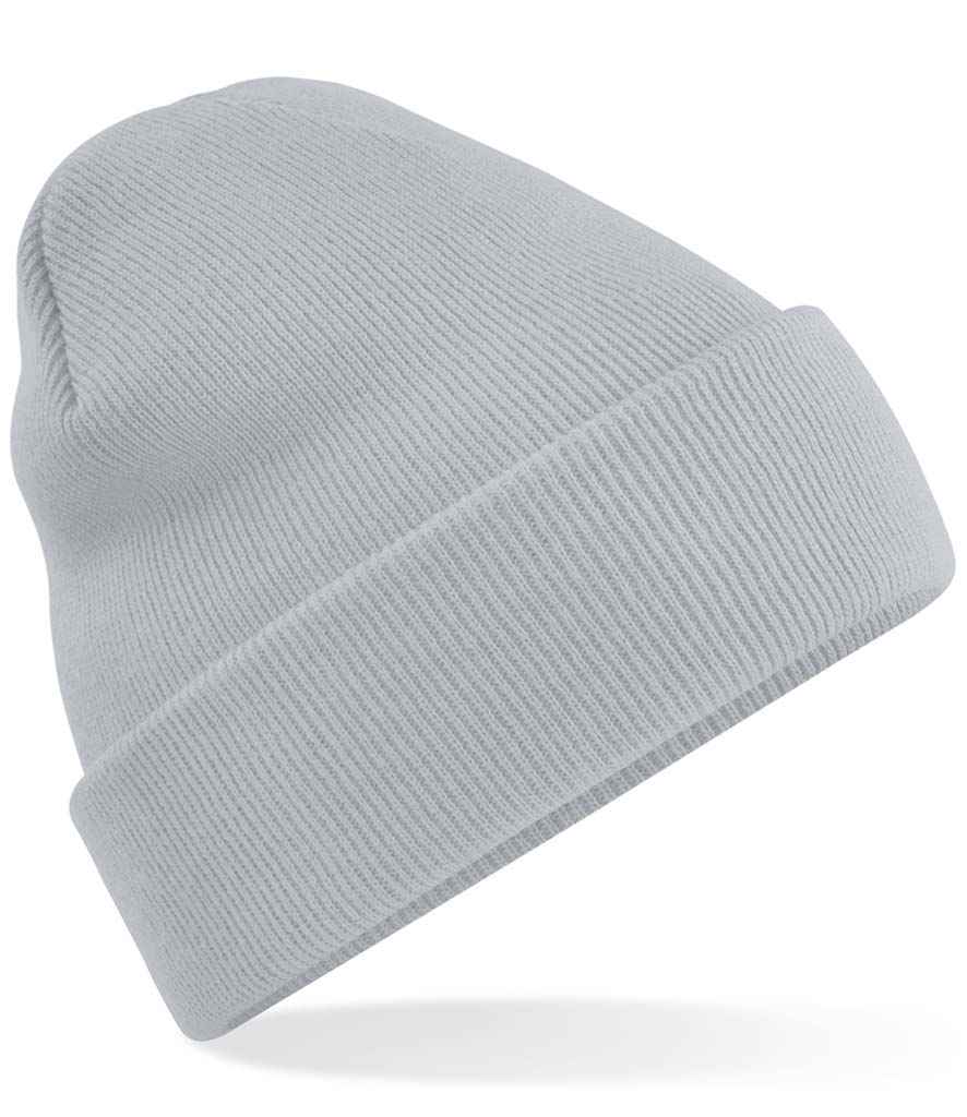 Beechfield BB45 Light Grey Front -  Ready to be Embroidered by Custard Workwear - Cheap Personalised and Customised Workwear in Nottinghamshire, Derbyshire and Leicestershire