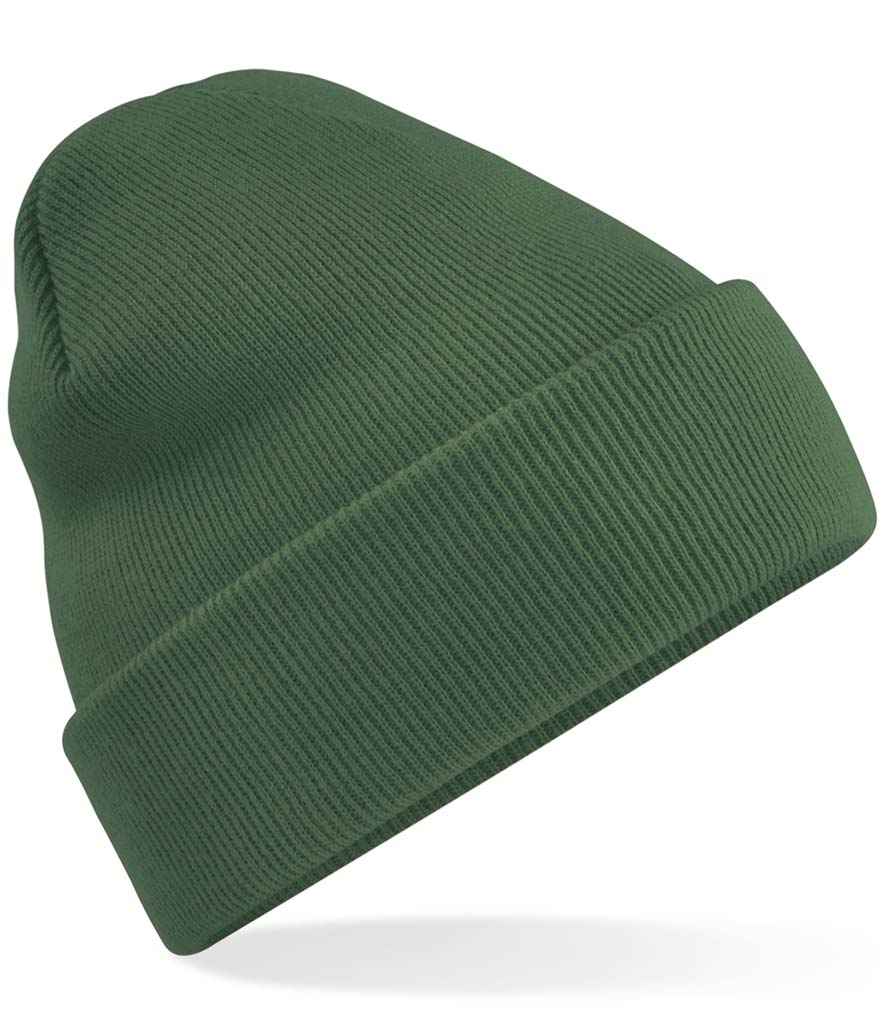 Beechfield BB45 Moss Green Front -  Ready to be Embroidered by Custard Workwear - Cheap Personalised and Customised Workwear in Nottinghamshire, Derbyshire and Leicestershire