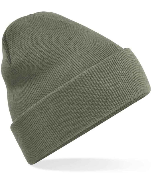 Beechfield BB45 Olive Green Front -  Ready to be Embroidered by Custard Workwear - Cheap Personalised and Customised Workwear in Nottinghamshire, Derbyshire and Leicestershire