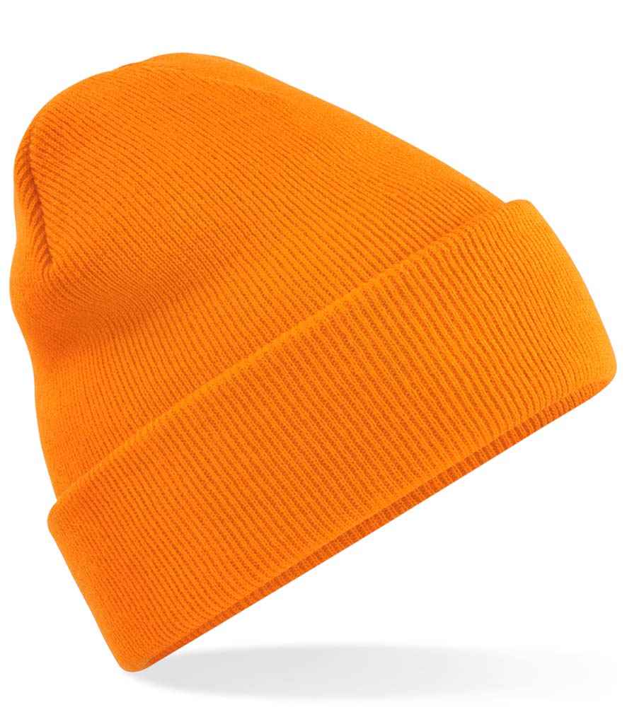 Beechfield BB45 Orange Front -  Ready to be Embroidered by Custard Workwear - Cheap Personalised and Customised Workwear in Nottinghamshire, Derbyshire and Leicestershire