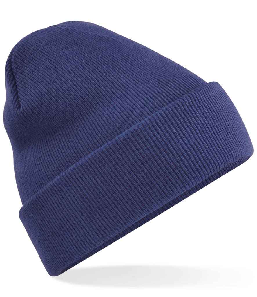 Beechfield BB45 Oxford Navy Front -  Ready to be Embroidered by Custard Workwear - Cheap Personalised and Customised Workwear in Nottinghamshire, Derbyshire and Leicestershire