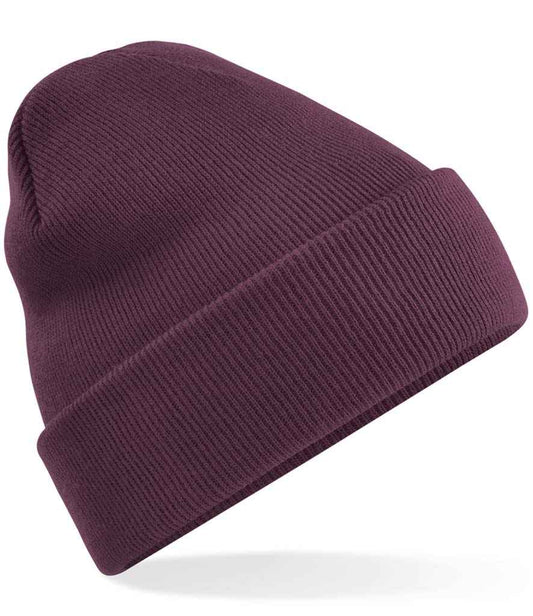 Beechfield BB45 Plum Front -  Ready to be Embroidered by Custard Workwear - Cheap Personalised and Customised Workwear in Nottinghamshire, Derbyshire and Leicestershire