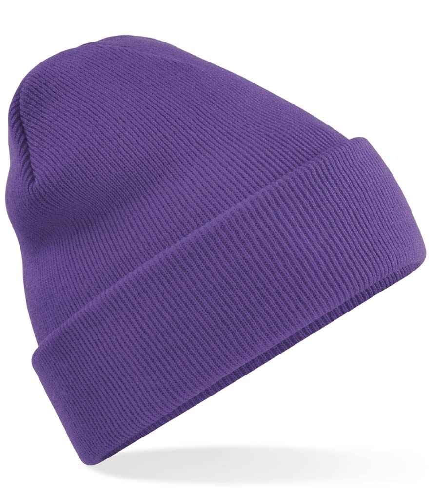 Beechfield BB45 Purple Front -  Ready to be Embroidered by Custard Workwear - Cheap Personalised and Customised Workwear in Nottinghamshire, Derbyshire and Leicestershire
