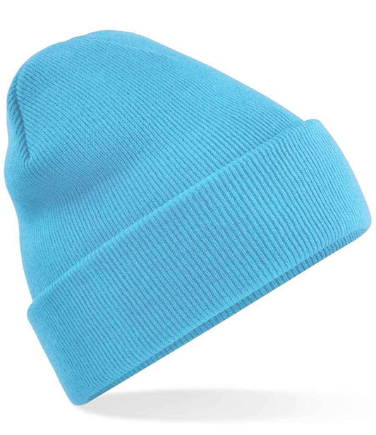 Beechfield BB45 Surf Blue Front -  Ready to be Embroidered by Custard Workwear - Cheap Personalised and Customised Workwear in Nottinghamshire, Derbyshire and Leicestershire