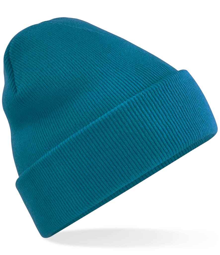 Beechfield BB45 Teal Front -  Ready to be Embroidered by Custard Workwear - Cheap Personalised and Customised Workwear in Nottinghamshire, Derbyshire and Leicestershire