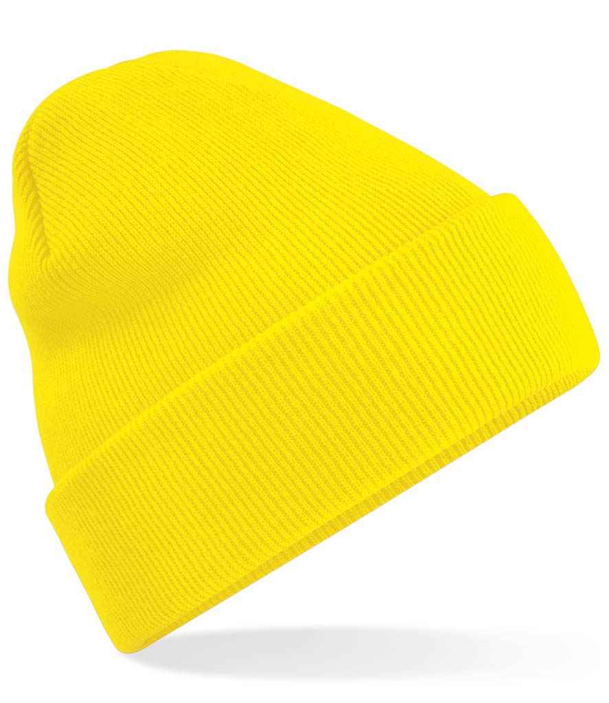 Beechfield BB45 Yellow Front -  Ready to be Embroidered by Custard Workwear - Cheap Personalised and Customised Workwear in Nottinghamshire, Derbyshire and Leicestershire