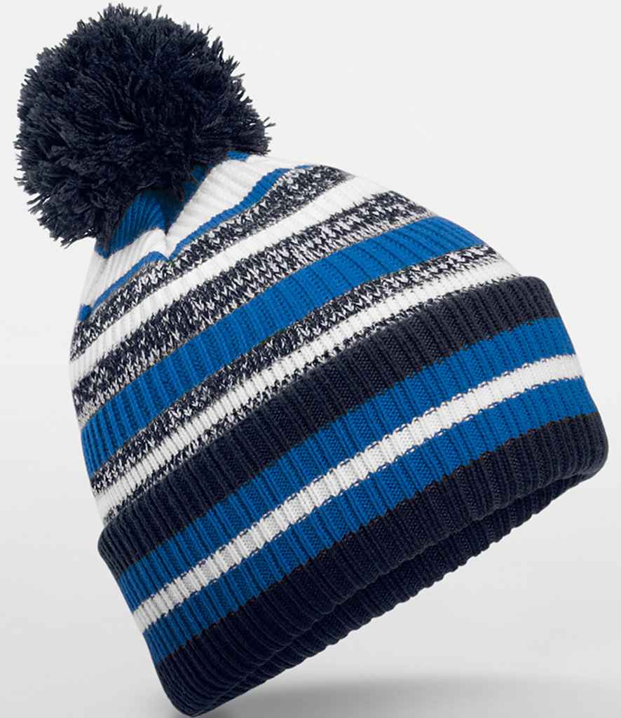 Beechfield BB474R Bright Royal/Sky Blue/White Front -  Ready to be Embroidered by Custard Workwear - Cheap Personalised and Customised Workwear in Nottinghamshire, Derbyshire and Leicestershire