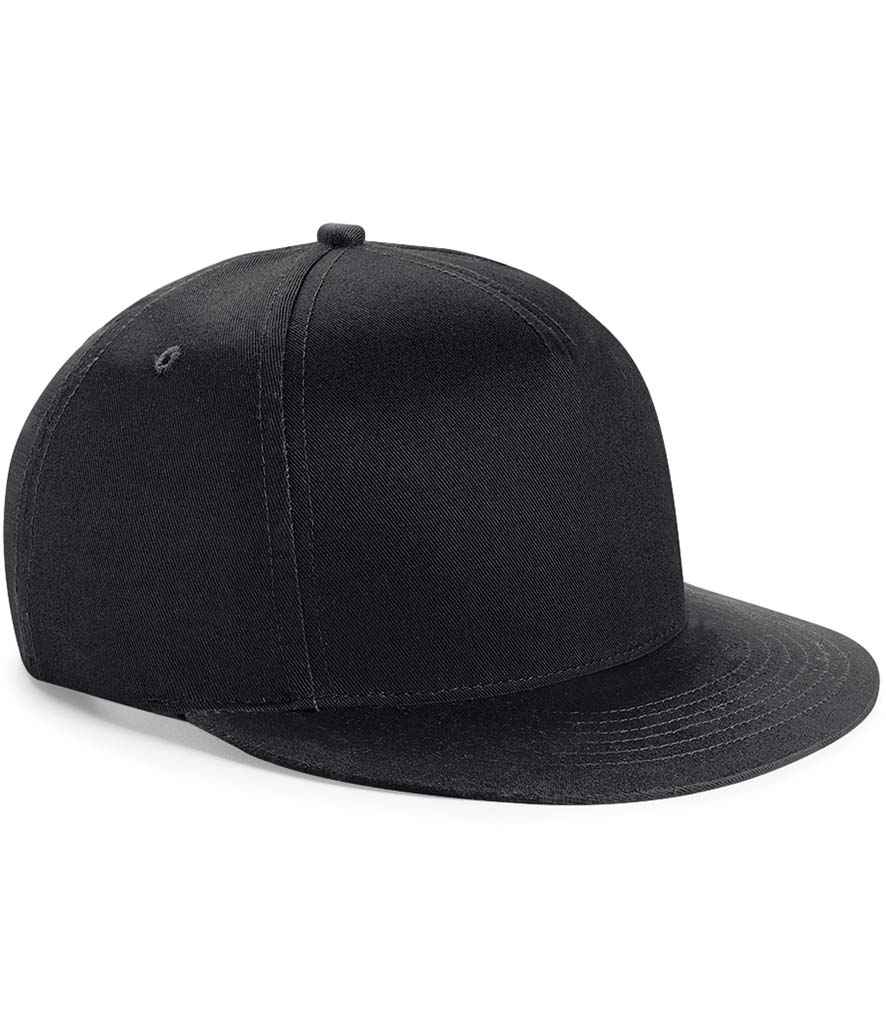 Beechfield BB615 Black/Black Front -  Ready to be Printed by Custard Workwear - Cheap Personalised and Customised Workwear in Nottinghamshire, Derbyshire and Leicestershire