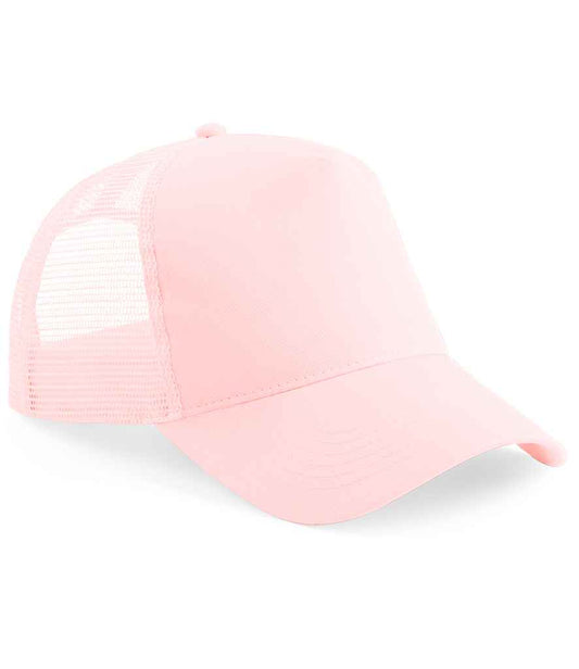 Beechfield BB640B Pastel Pink/Pastel Pink Front -  Ready to be Printed by Custard Workwear - Cheap Personalised and Customised Workwear in Nottinghamshire, Derbyshire and Leicestershire