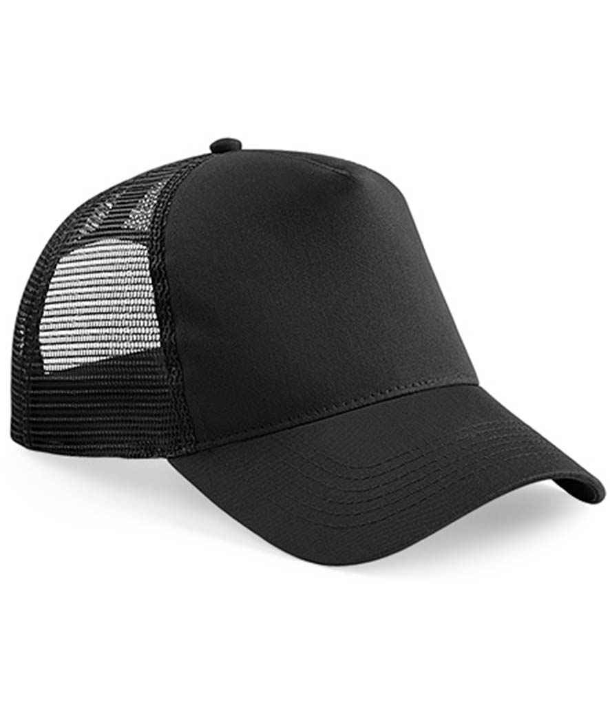 Beechfield BB640 Black/Black Front -  Ready to be Printed by Custard Workwear - Cheap Personalised and Customised Workwear in Nottinghamshire, Derbyshire and Leicestershire