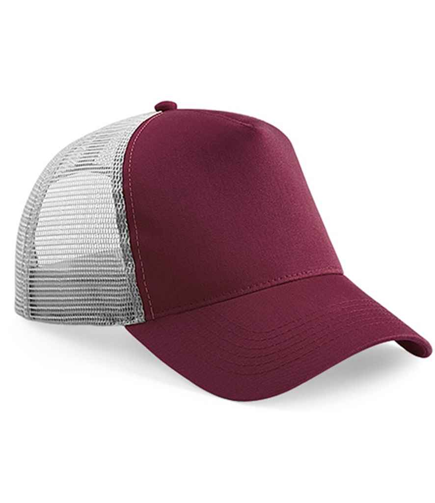 Beechfield BB640 Burgundy/Grey Front -  Ready to be Printed by Custard Workwear - Cheap Personalised and Customised Workwear in Nottinghamshire, Derbyshire and Leicestershire