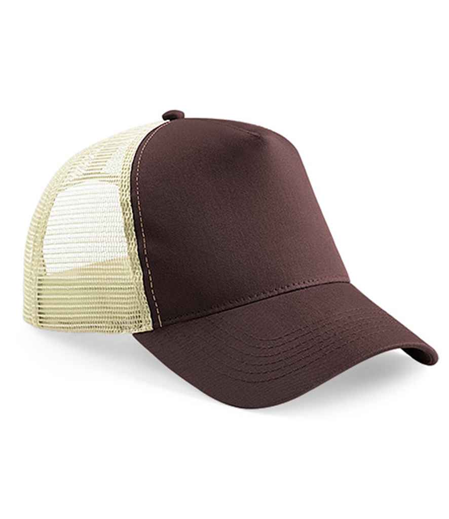 Beechfield BB640 Chocolate/Caramel Front -  Ready to be Printed by Custard Workwear - Cheap Personalised and Customised Workwear in Nottinghamshire, Derbyshire and Leicestershire