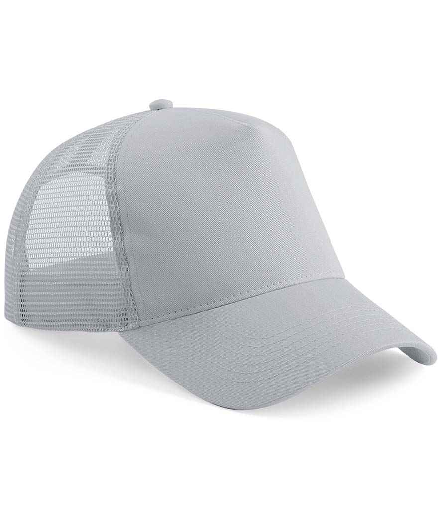Beechfield BB640 Light Grey/Light Grey Front -  Ready to be Printed by Custard Workwear - Cheap Personalised and Customised Workwear in Nottinghamshire, Derbyshire and Leicestershire