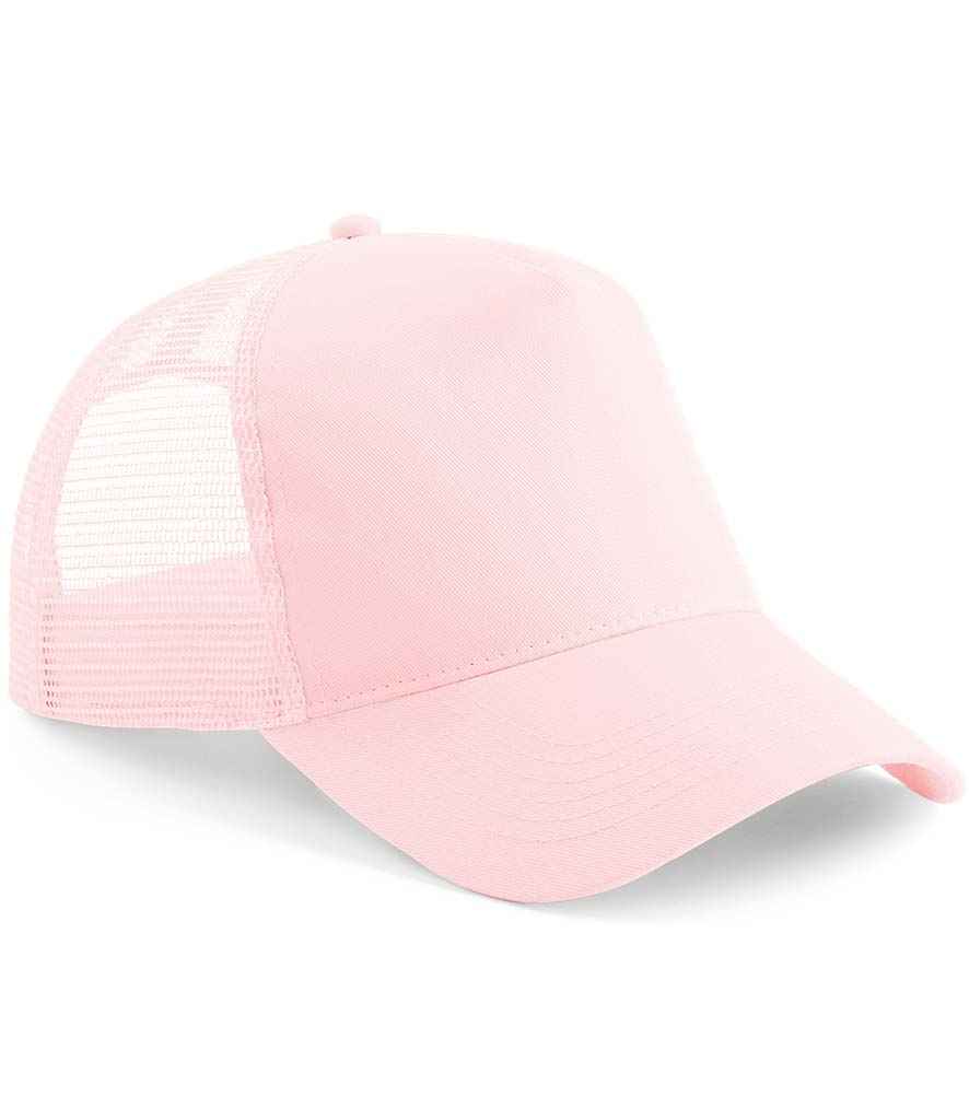 Beechfield BB640 Pastel Pink/Pastel Pink Front -  Ready to be Printed by Custard Workwear - Cheap Personalised and Customised Workwear in Nottinghamshire, Derbyshire and Leicestershire