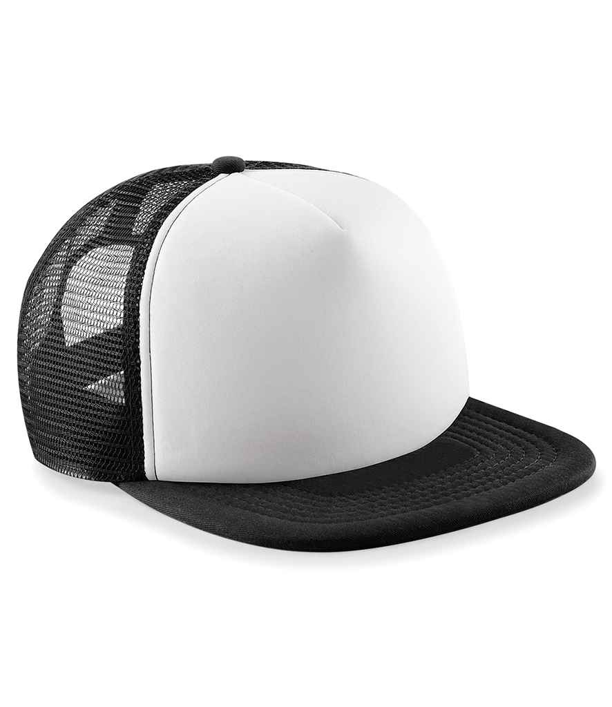 Beechfield BB645B Black/White Front -  Ready to be Printed by Custard Workwear - Cheap Personalised and Customised Workwear in Nottinghamshire, Derbyshire and Leicestershire