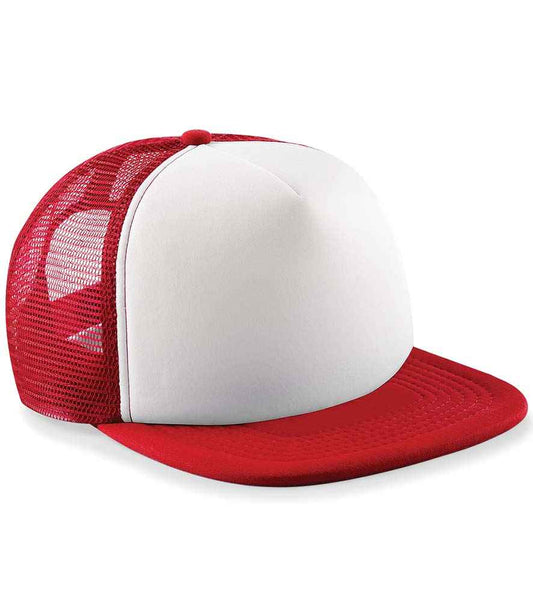 Beechfield BB645B Classic Red/White Front -  Ready to be Printed by Custard Workwear - Cheap Personalised and Customised Workwear in Nottinghamshire, Derbyshire and Leicestershire