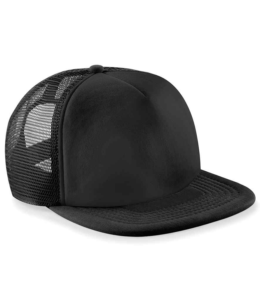 Beechfield BB645 Black/Black Front -  Ready to be Printed by Custard Workwear - Cheap Personalised and Customised Workwear in Nottinghamshire, Derbyshire and Leicestershire