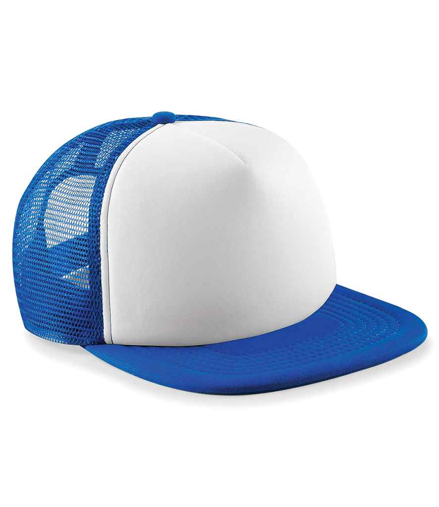 Beechfield BB645 Bright Royal/White Front -  Ready to be Printed by Custard Workwear - Cheap Personalised and Customised Workwear in Nottinghamshire, Derbyshire and Leicestershire