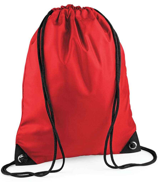 BagBase BG10 Bright Red Front -  Ready to be Printed by Custard Workwear - Cheap Personalised and Customised Workwear in Nottinghamshire, Derbyshire and Leicestershire