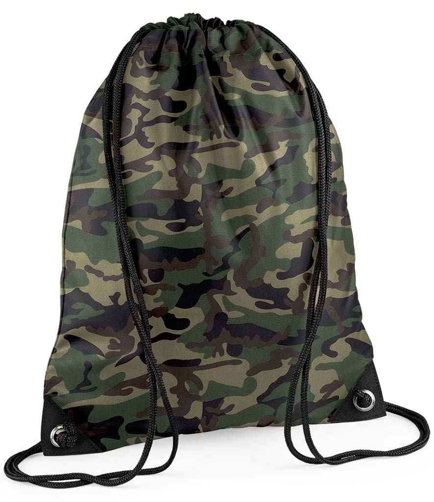 BagBase BG10 Jungle Camo Front -  Ready to be Printed by Custard Workwear - Cheap Personalised and Customised Workwear in Nottinghamshire, Derbyshire and Leicestershire