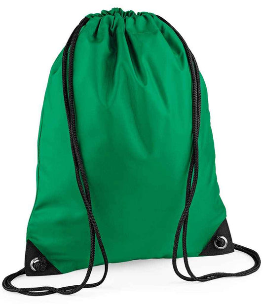 BagBase BG10 Kelly Green Front -  Ready to be Printed by Custard Workwear - Cheap Personalised and Customised Workwear in Nottinghamshire, Derbyshire and Leicestershire