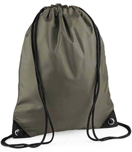 BagBase BG10 Olive Green Front -  Ready to be Printed by Custard Workwear - Cheap Personalised and Customised Workwear in Nottinghamshire, Derbyshire and Leicestershire