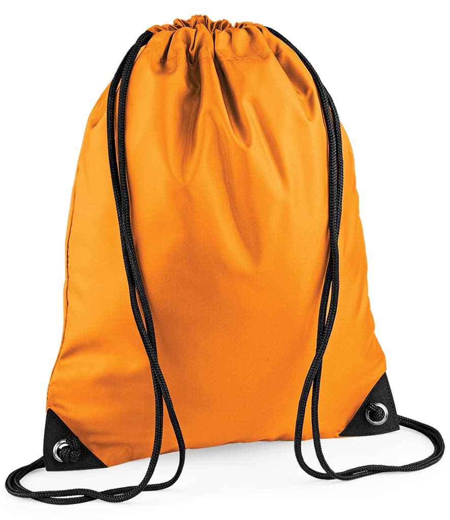 BagBase BG10 Orange Front -  Ready to be Printed by Custard Workwear - Cheap Personalised and Customised Workwear in Nottinghamshire, Derbyshire and Leicestershire