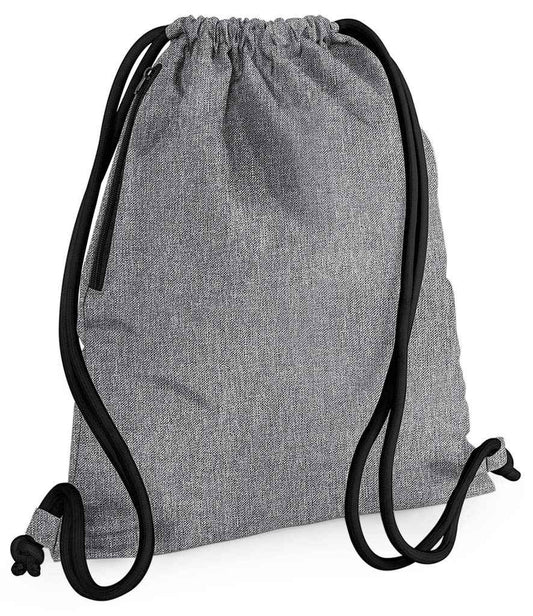BagBase BG110 Grey Marl/Black Front -  Ready to be Printed by Custard Workwear - Cheap Personalised and Customised Workwear in Nottinghamshire, Derbyshire and Leicestershire