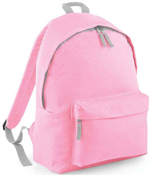 BagBase BG125B Classic Pink/Light Grey Front -  Ready to be Printed by Custard Workwear - Cheap Personalised and Customised Workwear in Nottinghamshire, Derbyshire and Leicestershire