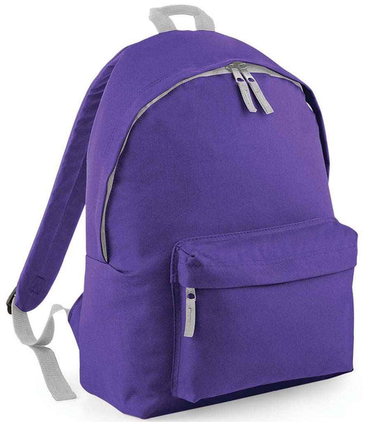 BagBase BG125B Purple/Light Grey Front -  Ready to be Printed by Custard Workwear - Cheap Personalised and Customised Workwear in Nottinghamshire, Derbyshire and Leicestershire