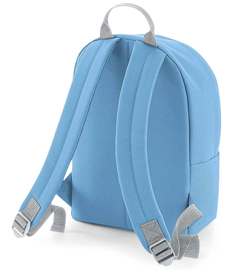 BG125S - Mini Fashion Backpack | Sky Blue/Light Grey