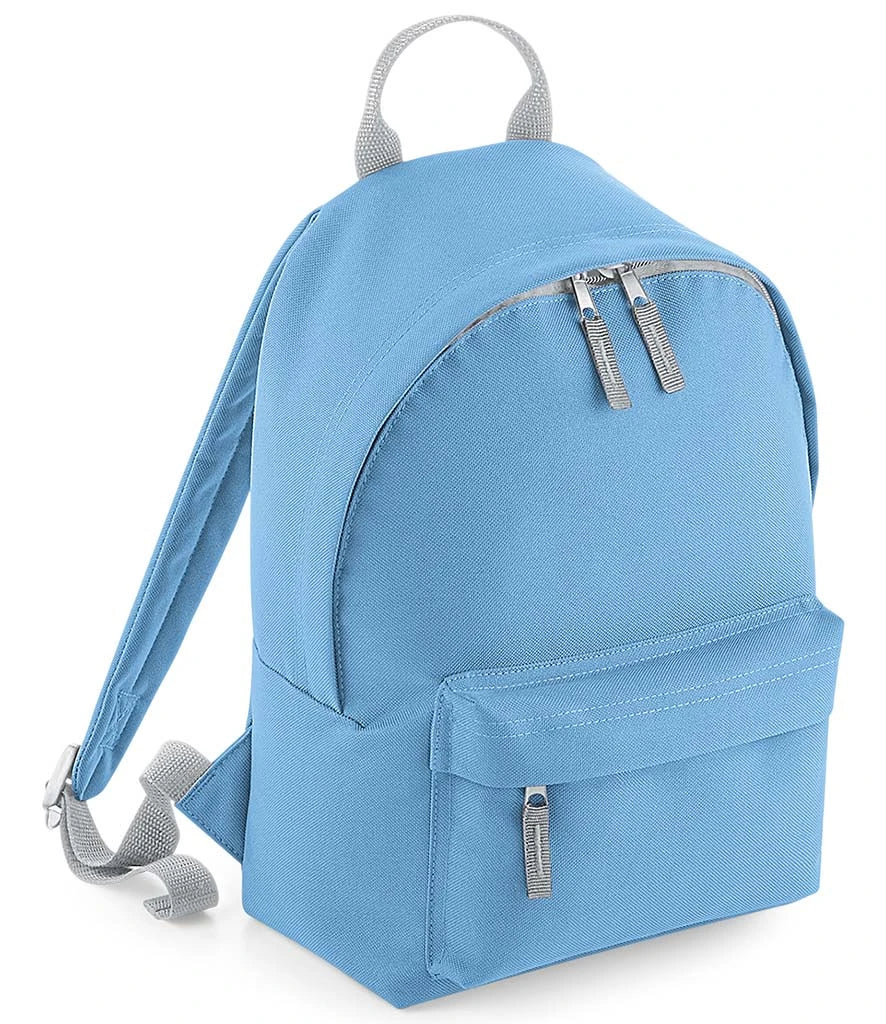 BG125S - Mini Fashion Backpack | Sky Blue/Light Grey