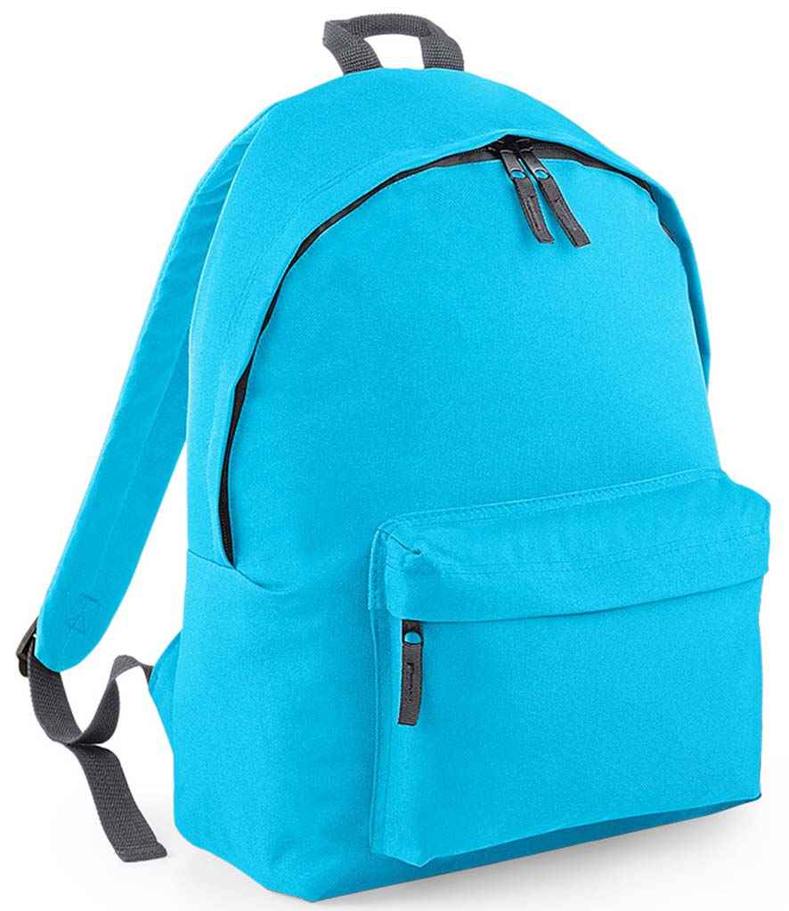 BagBase BG125 Surf Blue/Graphite Grey Front -  Ready to be Printed by Custard Workwear - Cheap Personalised and Customised Workwear in Nottinghamshire, Derbyshire and Leicestershire