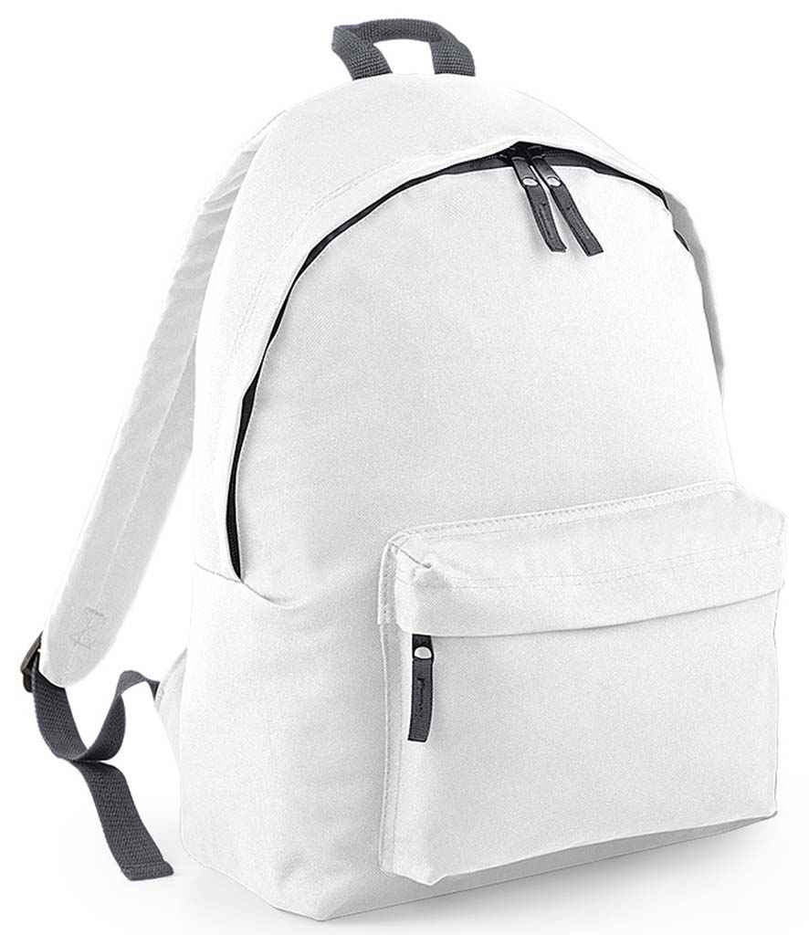 BagBase BG125 White/Graphite Grey Front -  Ready to be Printed by Custard Workwear - Cheap Personalised and Customised Workwear in Nottinghamshire, Derbyshire and Leicestershire