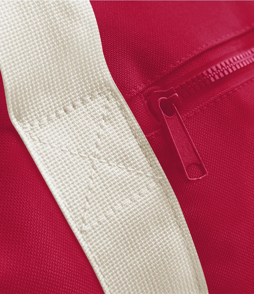 BG140S - Mini Barrel Bag | Classic Red/Off White