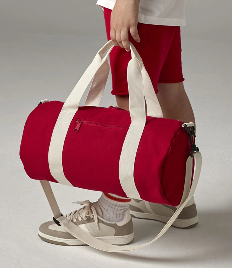 BG140S - Mini Barrel Bag | Classic Red/Off White