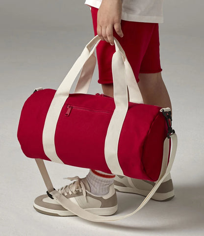 BG140S - Mini Barrel Bag | Classic Red/Off White