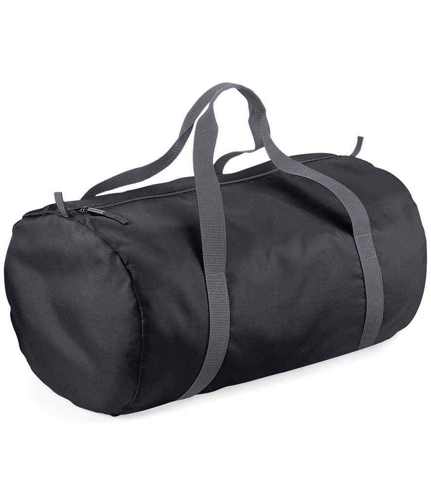 BagBase BG150 Black/Graphite Grey Front -  Ready to be Printed by Custard Workwear - Cheap Personalised and Customised Workwear in Nottinghamshire, Derbyshire and Leicestershire