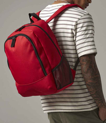 BagBase BG212 Classic Red Model -  Ready to be Printed by Custard Workwear - Cheap Personalised and Customised Workwear in Nottinghamshire, Derbyshire and Leicestershire