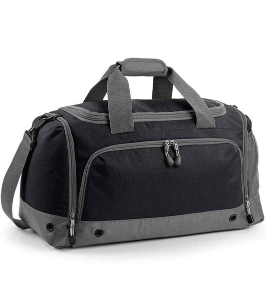 BagBase BG544 Black/Graphite Grey Front -  Ready to be Printed by Custard Workwear - Cheap Personalised and Customised Workwear in Nottinghamshire, Derbyshire and Leicestershire