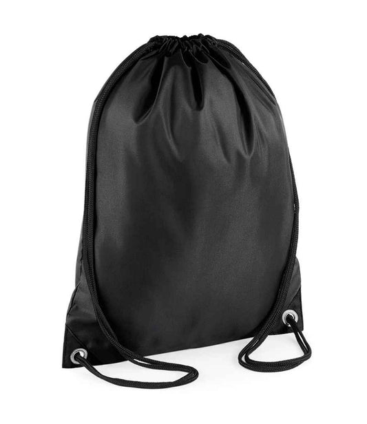 BagBase BG5 Black Front -  Ready to be Printed by Custard Workwear - Cheap Personalised and Customised Workwear in Nottinghamshire, Derbyshire and Leicestershire